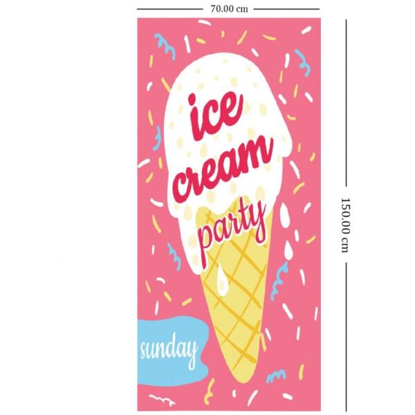 Strandhåndkle ice cream party 150x70 cm REC54WZ3 - Bilde 3