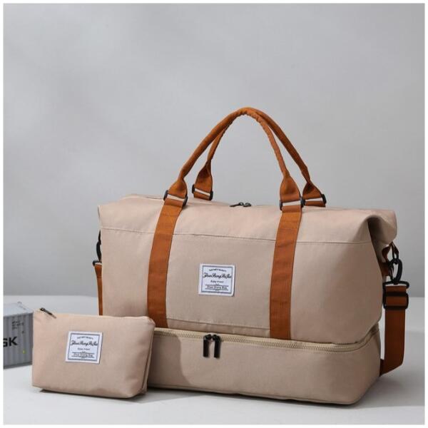 Sett toalettmappe med to rom 51x25x39 cm T263K reisesekk - Bilde 3