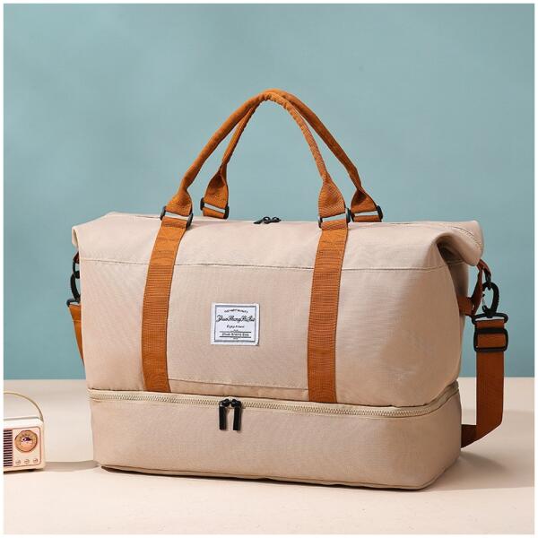 Sett toalettmappe med to rom 51x25x39 cm T263K reisesekk - Bilde 2