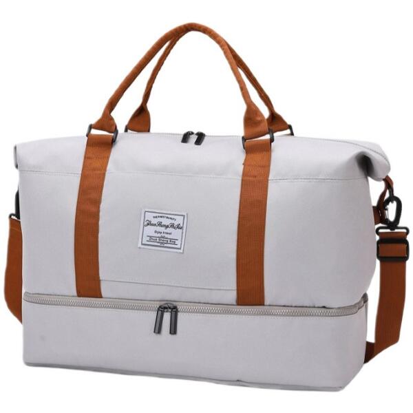 Sett reiseveske med to rom med toalettmappe 51x25x39cm T263SZ - Bilde 2