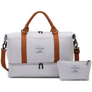 Sett reiseveske med to rom med toalettmappe 51x25x39cm T263SZ