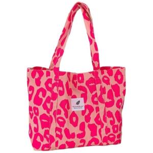 Stor materialpose 58x44x10 cm Panther TP16 Rosa