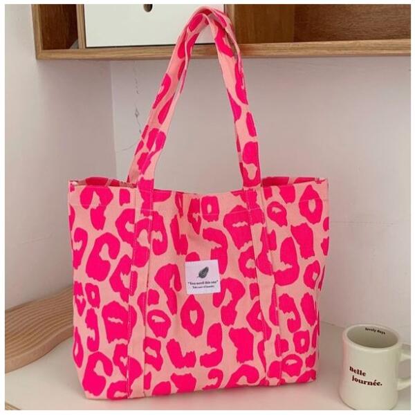 Stor materialpose 58x44x10 cm Panther TP16 Rosa - Bilde 3