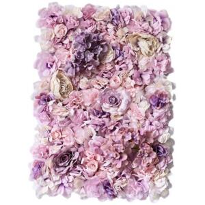Blomsterveggpanel Bakgrunn 60x40 cm WK04 Fiolett