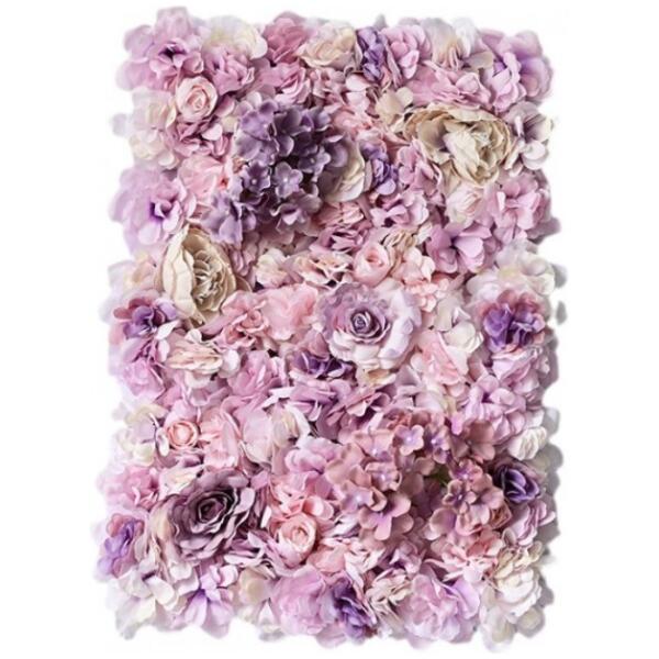 Blomsterveggpanel Bakgrunn 60x40 cm WK04 Fiolett