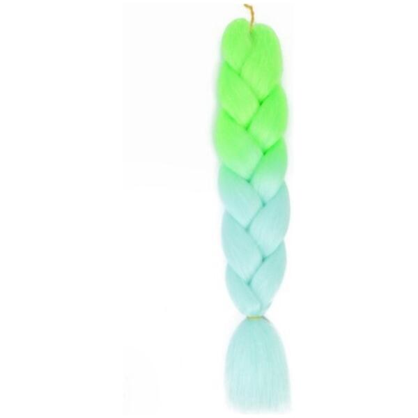 Syntetisk hår 120 cm tykt ombre WLS46 - Bilde 2