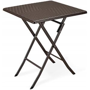 Sammenleggbart hagebord kaffebord rotting balkong 62 cm ModernHome