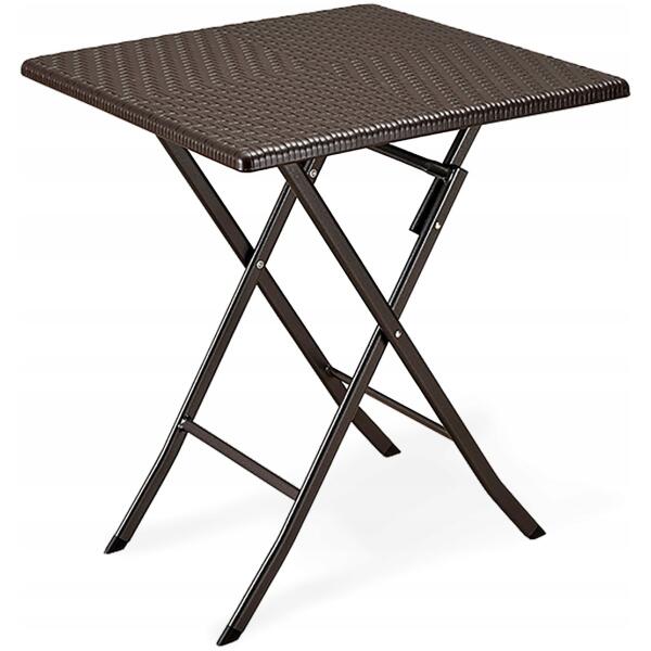 Sammenleggbart hagebord kaffebord rotting balkong 62 cm ModernHome