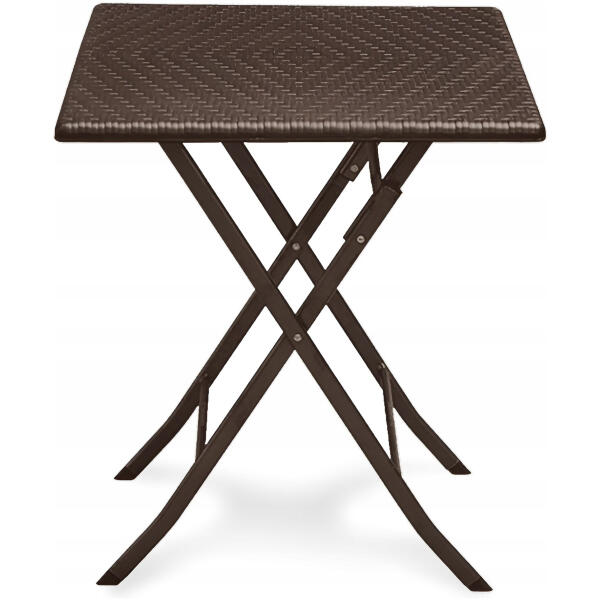 Sammenleggbart hagebord kaffebord rotting balkong 62 cm ModernHome - Bilde 3