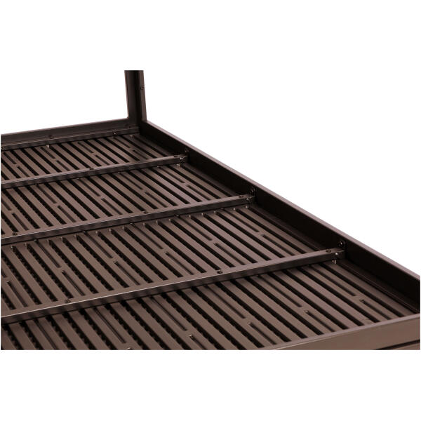 Hagebord 6-personer 156x78 cm polywood møbler til terrasse Brun - Bilde 5