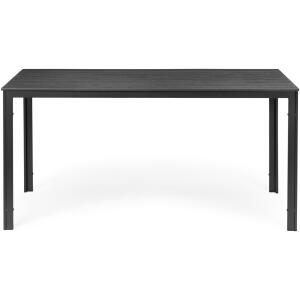 Hagebord 6-personer 156x78 cm polywood møbler til terrasse Grå