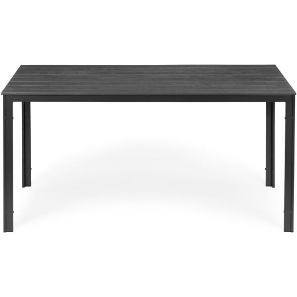 Hagebord 6-personer 156x78 cm polywood møbler til terrasse Grå - Bilde 3