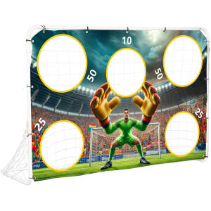 Fotballtreningmål med presisjonsduk 180x122 cm MultiGarden