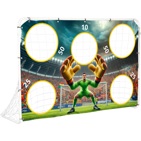 Fotballtreningmål med presisjonsduk 180x122 cm MultiGarden