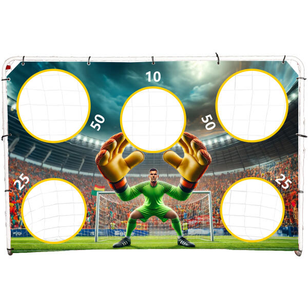 Fotballtreningmål med presisjonsduk 180x122 cm MultiGarden - Bilde 2