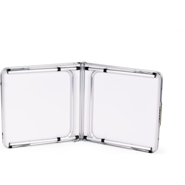 Campingbord sammenleggbart turbord hvit topp 120x60 cm MultiGarden Hvit - Bilde 3