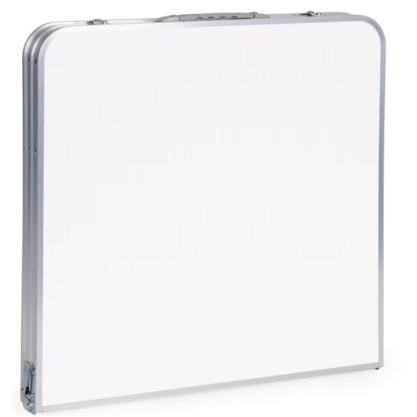 Campingbord sammenleggbart turbord hvit topp 120x60 cm MultiGarden Hvit - Bilde 4