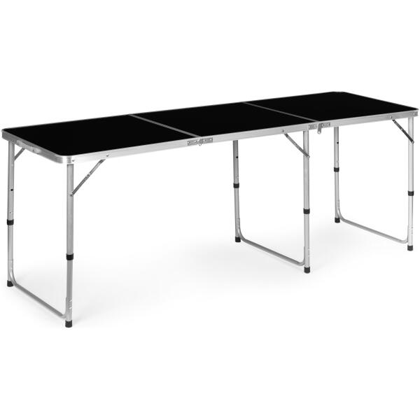 Turistbord sammenleggbart campingbord 180x60 cm MultiGarden Svart - Bilde 3
