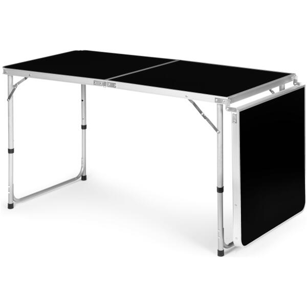 Turistbord sammenleggbart campingbord 180x60 cm MultiGarden Svart - Bilde 4