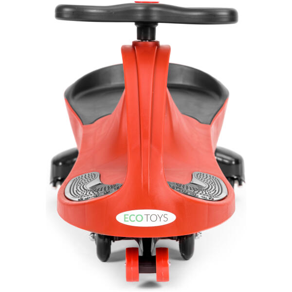 Svingbil for barn LED hjul ECOTOYS Rød - Bilde 5