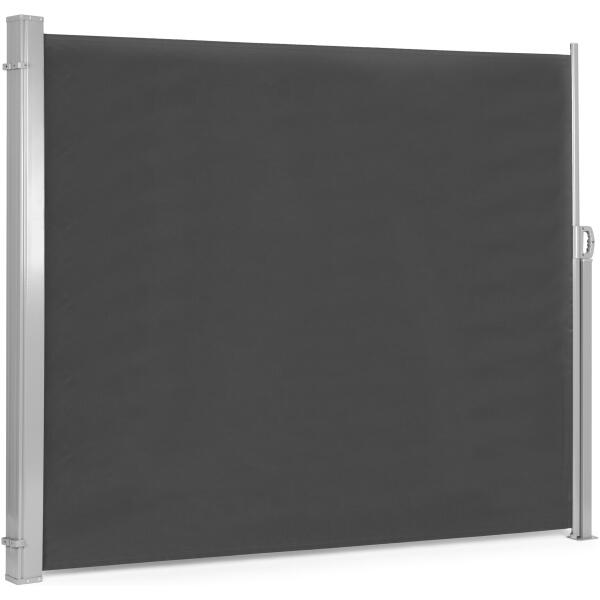 Sammenleggbart markise 350x200 cm side rullegardin skjerm til hagen på terrassen MultiGarden Antrasitt - Bilde 3