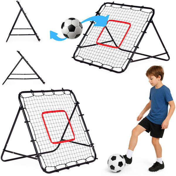 Rebounder fotballtrener fotballmål for ballretur 100x100 cm MultiGarden
