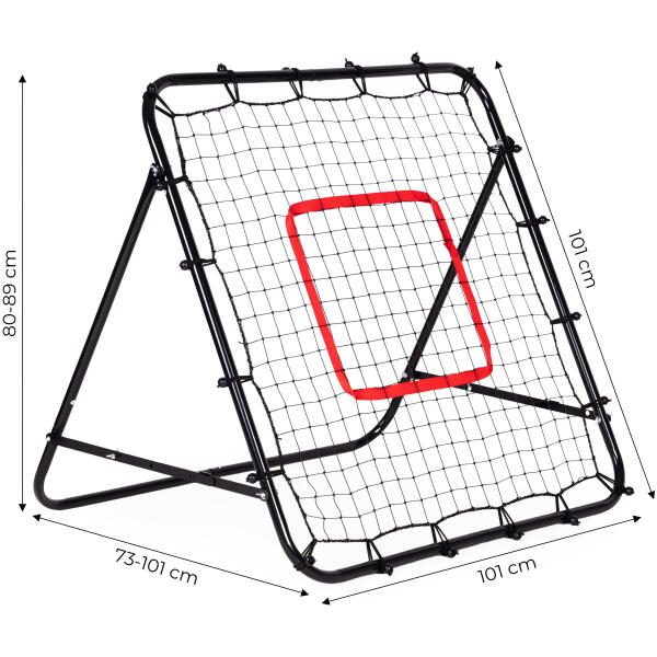 Rebounder fotballtrener fotballmål for ballretur 100x100 cm MultiGarden - Bilde 10