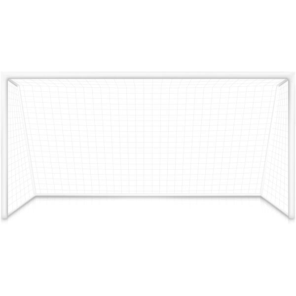 Fotballmål treningsnett 180x120 cm MultiGarden Svart-hvitt - Bilde 4