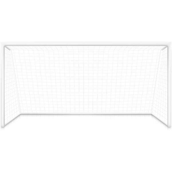 Fotballmål treningsnett 180x120 cm MultiGarden Svart-hvitt - Bilde 5