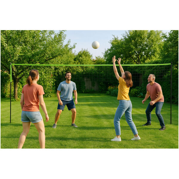 Sammenleggbar slitesterkt badminton volleyballnett 600x240 cm MultiGarden - Bilde 6
