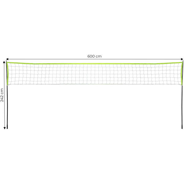 Sammenleggbar slitesterkt badminton volleyballnett 600x240 cm MultiGarden - Bilde 7