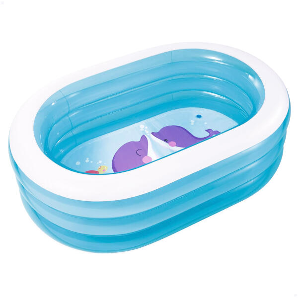 Oppblåsbart barnebasseng oval 163x109x46 cm INTEX 57482 - Bilde 2