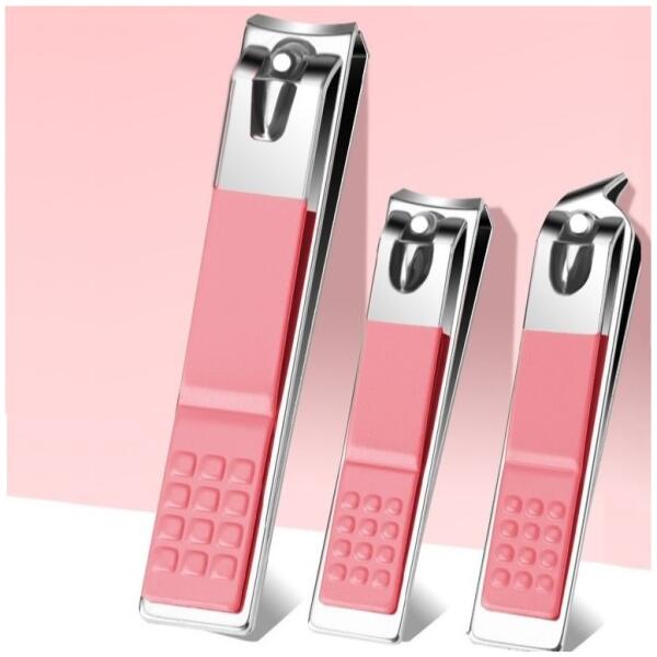 Sett med tilbehør til manikyr pedikyr i etui 12i1 AK20 Rosa - Bilde 9