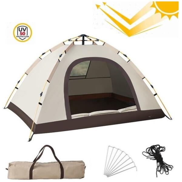 Sammenleggbar campingtelt 2-3 personer 200x140x115 cm BAL12K - Bilde 3