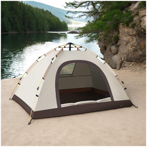 Sammenleggbar campingtelt 2-3 personer 200x140x115 cm BAL12K - Bilde 9