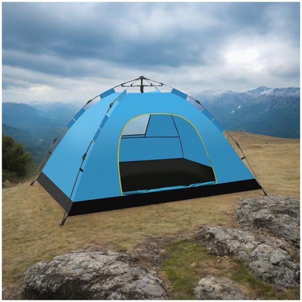 Sammenleggbart campingtelt 2-3 personer 200x140x115cm BAL12N - Bilde 3