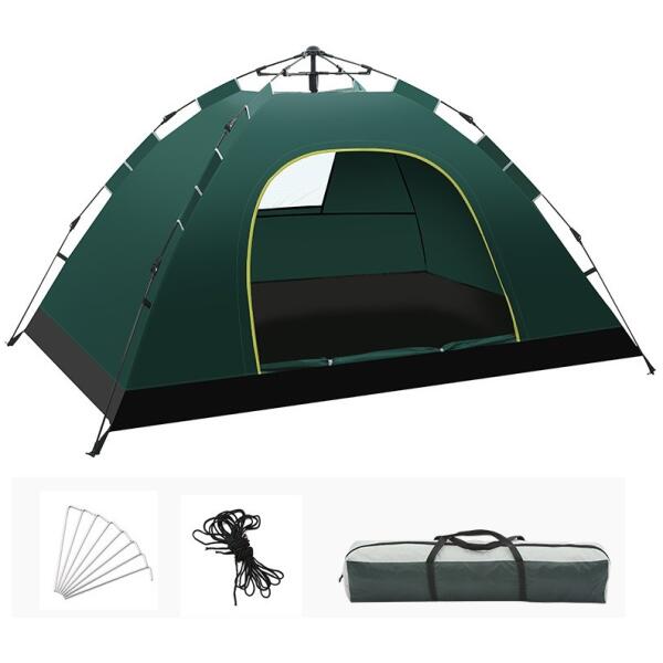 Sammenleggbar campingtelt 2-3 personer 200x140x115cm BAL12 Grønn - Bilde 4