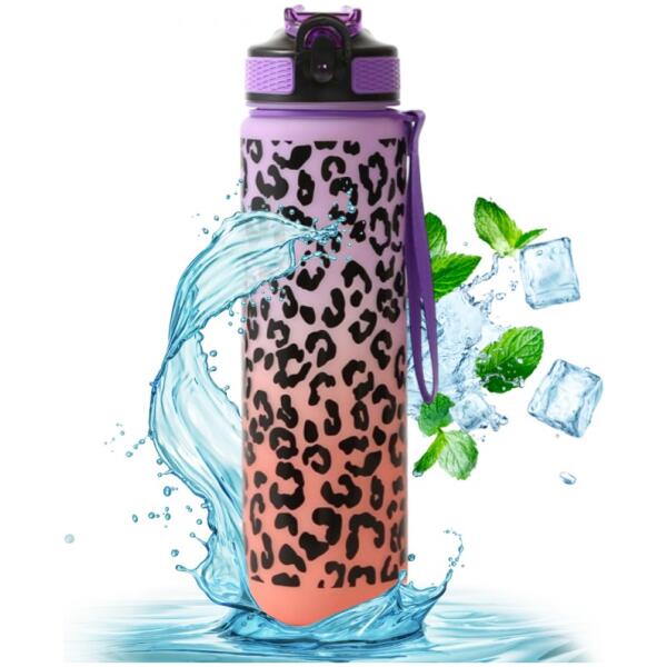 Flaske for vann bidon 1L ombre BD43WZ2 Fiolett med oransje