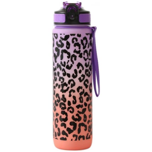 Flaske for vann bidon 1L ombre BD43WZ2 Fiolett med oransje - Bilde 2