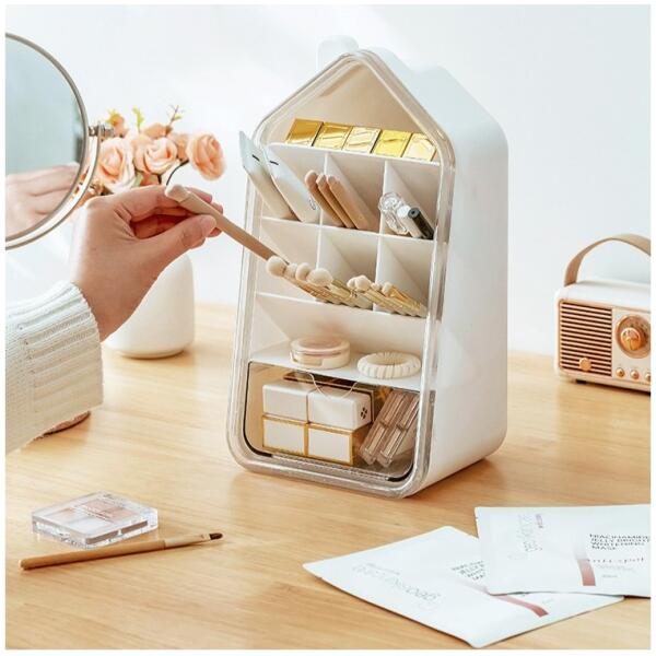 Organiser skrivebord med rom hus 11x11x21,6 cm CB72 - Bilde 8