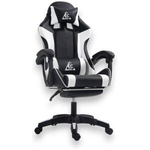 Gamingstol med fotstøtte EC GAMING massasjefunksjon KO24B