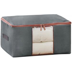 Trekk kiste for sengetøy klær organisator bag XL 60x40x30 cm OR106 GRAFIT