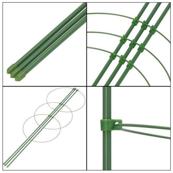 Ringstøtte for planter blomster grønnsaker 28x60 cm L ROS22 - Bilde 4