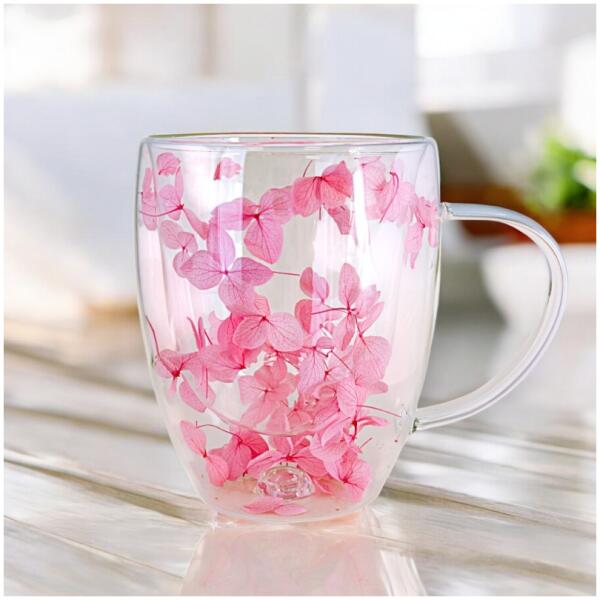 Termokopp med hortensia inne rose 300 ml 1 stk Rosa - Bilde 8