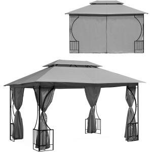 Hagepaviljong telt 3x4 m sidevegger