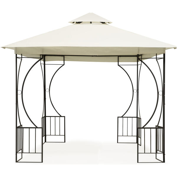 Hagepaviljong telt lysthus 3x3 m med 4 vegger