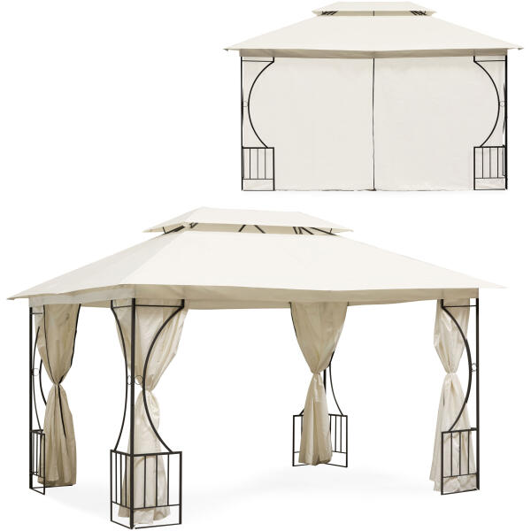 Hagepaviljong telt lysthus 3x4 m sidevegger - Bilde 8