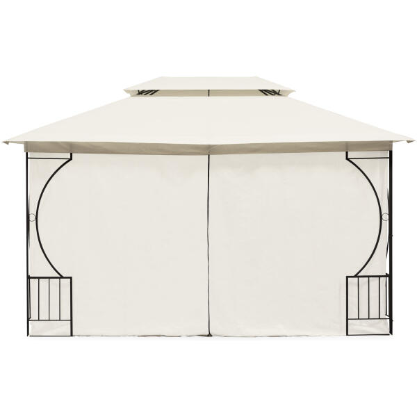 Hagepaviljong Lux lysthus 3x4m myggnett og fullstendige vegger - Bilde 3