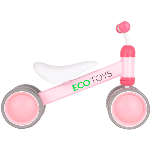 Treningsløpesykkel mini sykkel for barn ECOTOYS Rosa - Bilde 4