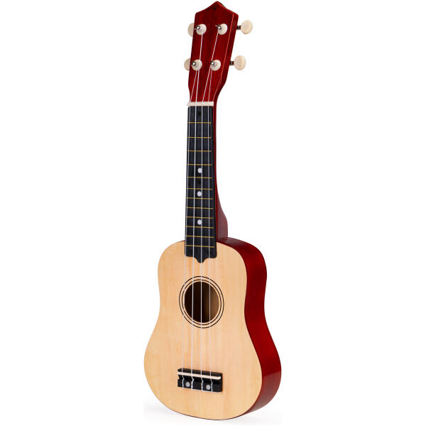 Gitar ukulele for barn treverk 4 nylonstrenger ECOTOYS - Bilde 3